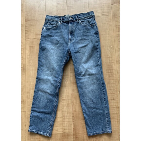 Everlane Women's Straight Leg Jeans - Blue - Picture 4 of 13